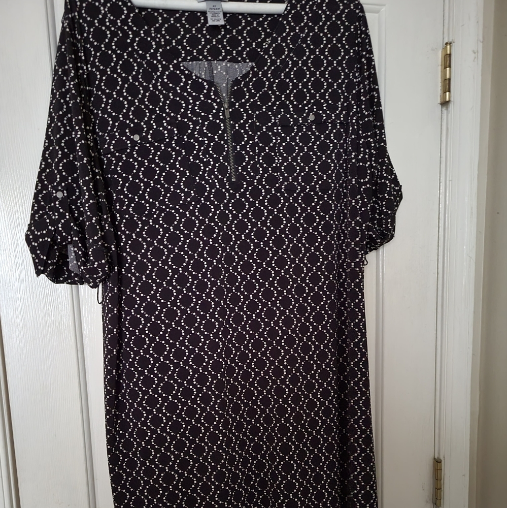 Black and White Dress